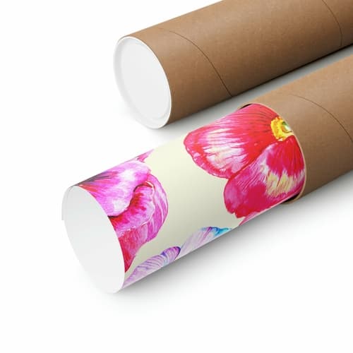 Vibrant Floral Matte Poster - alternate view
